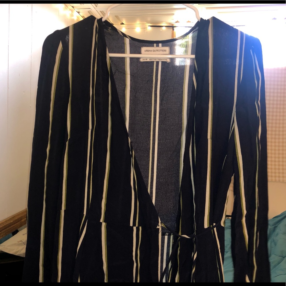 Floor length, striped Urban Outfitters dress